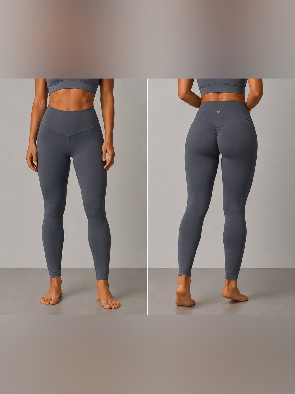 NWT Stacci Athletics leggings Active Top - Dark muted gray